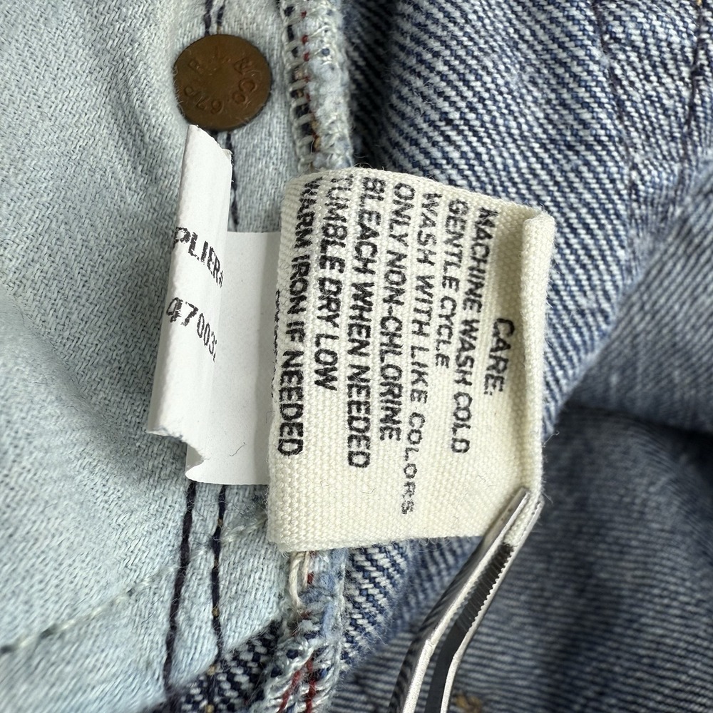 MENS POLO RALPH LAUREN CLASSIC 867 STRAIGHT BLUE‎ DENIM JEANS SIZE 38 X 30 EUC - Picture 10 of 12
